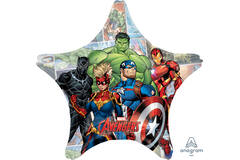 Foil balloon - Shape - Star - Avengers Power Unite - 71 x 71 cm